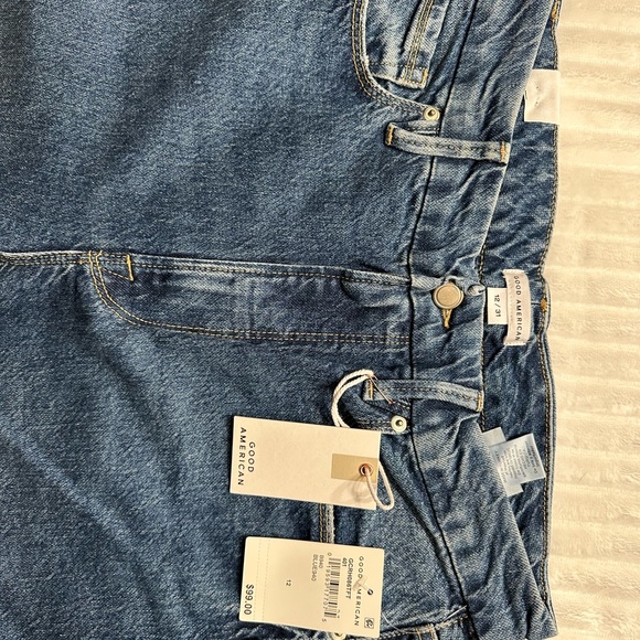 Good American Women’s Blue Jeans Good Classic Style Size 12/31 New With Tags - Picture 3 of 15